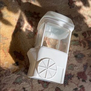 White Popcorn Cart Container